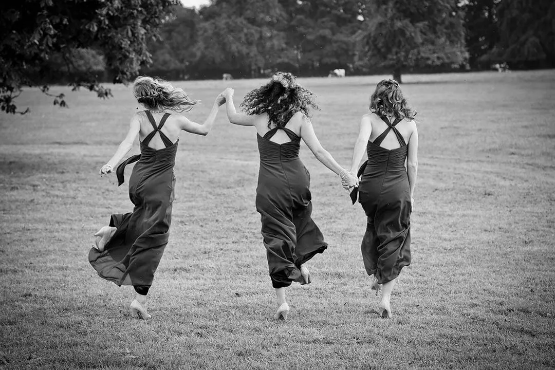 Wedding guests, family and friends