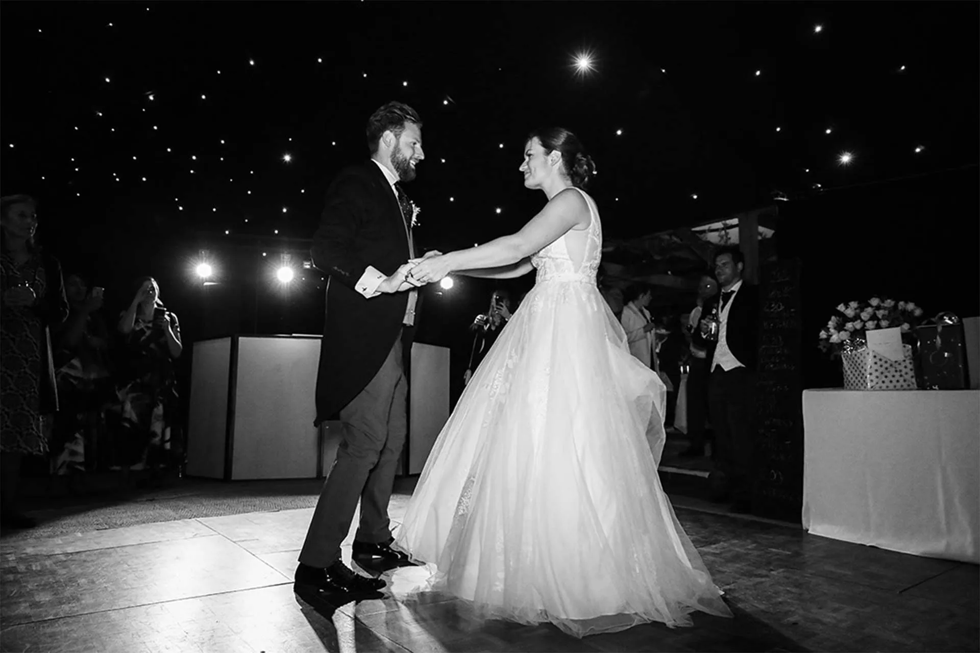 The evening reception and first dance