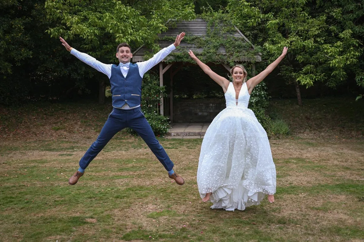 Bride and groom portrait by Studio H Photography