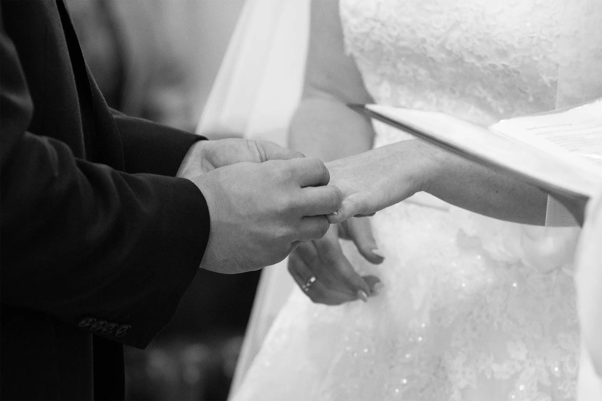 Wedding ceremony photographed by Studio H Photography