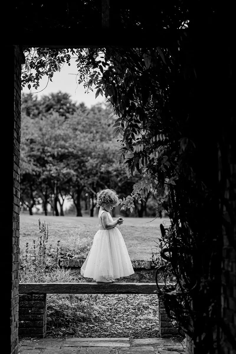 Bride and groom portrait by Studio H Photography