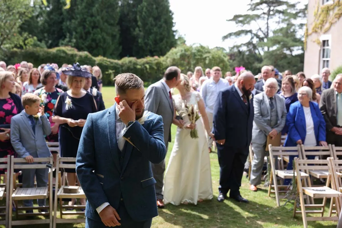 Wedding ceremony photographed by Studio H Photography