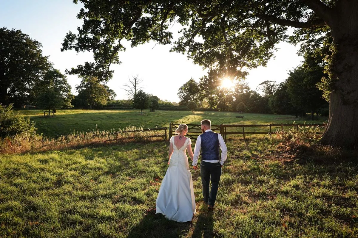 Bride and groom portrait by Studio H Photography