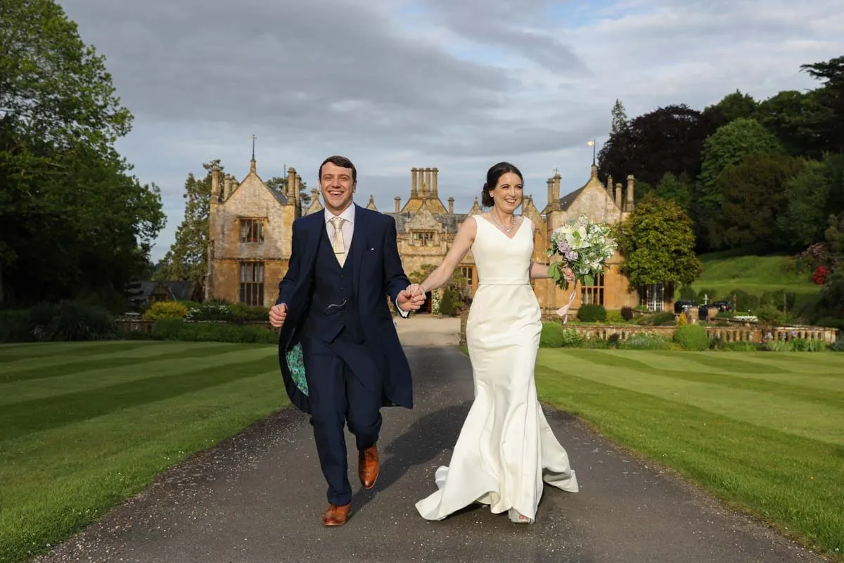 Bride and groom portrait by Studio H Photography