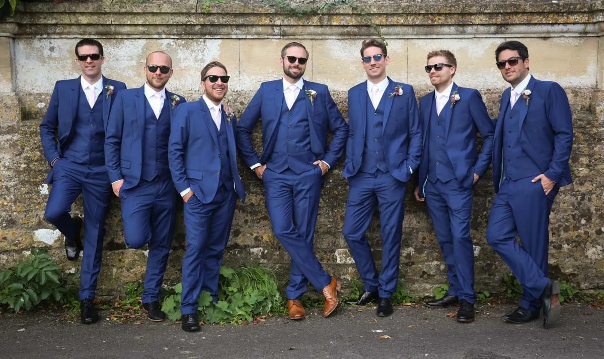 Wedding guests, family and friends