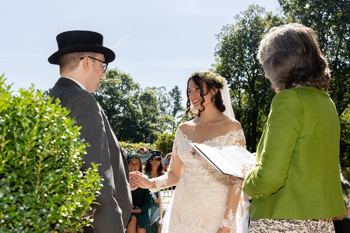 Wedding ceremony photographed by Studio H Photography